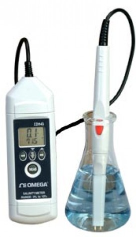 Máy đo độ mặn/Nhiệt độ dùng trong chế biến - Thực phẩm - Dung dịch model CDH45